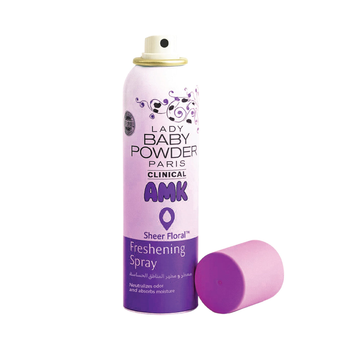 AMK Lady Baby Powder Sheer Floral Freshening Spray 150ml